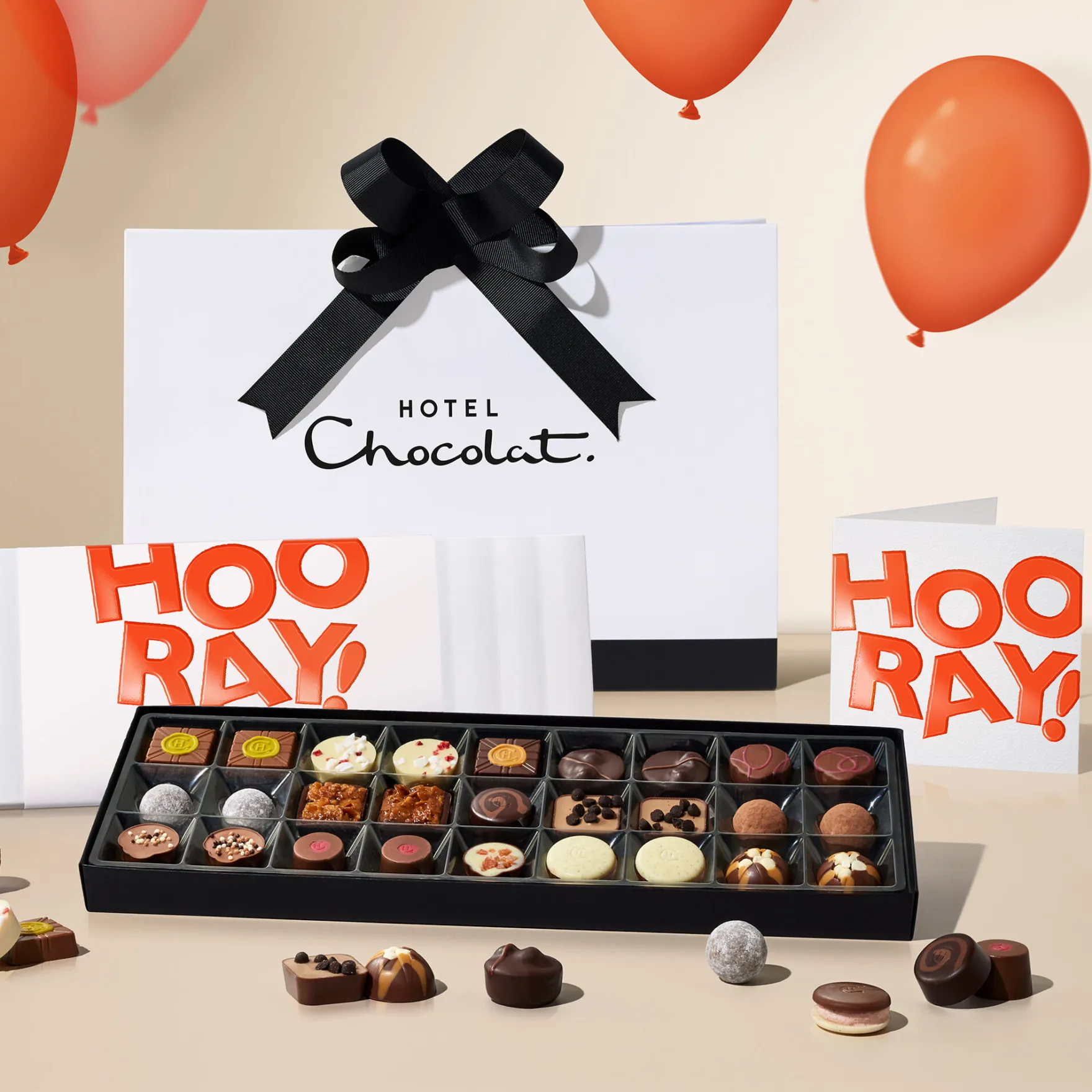 Hooray Blank Greetings Card<Hotel Chocolat New