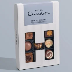 Milk to Caramel H-Box with Happy Birthday Sleeve<Hotel Chocolat New