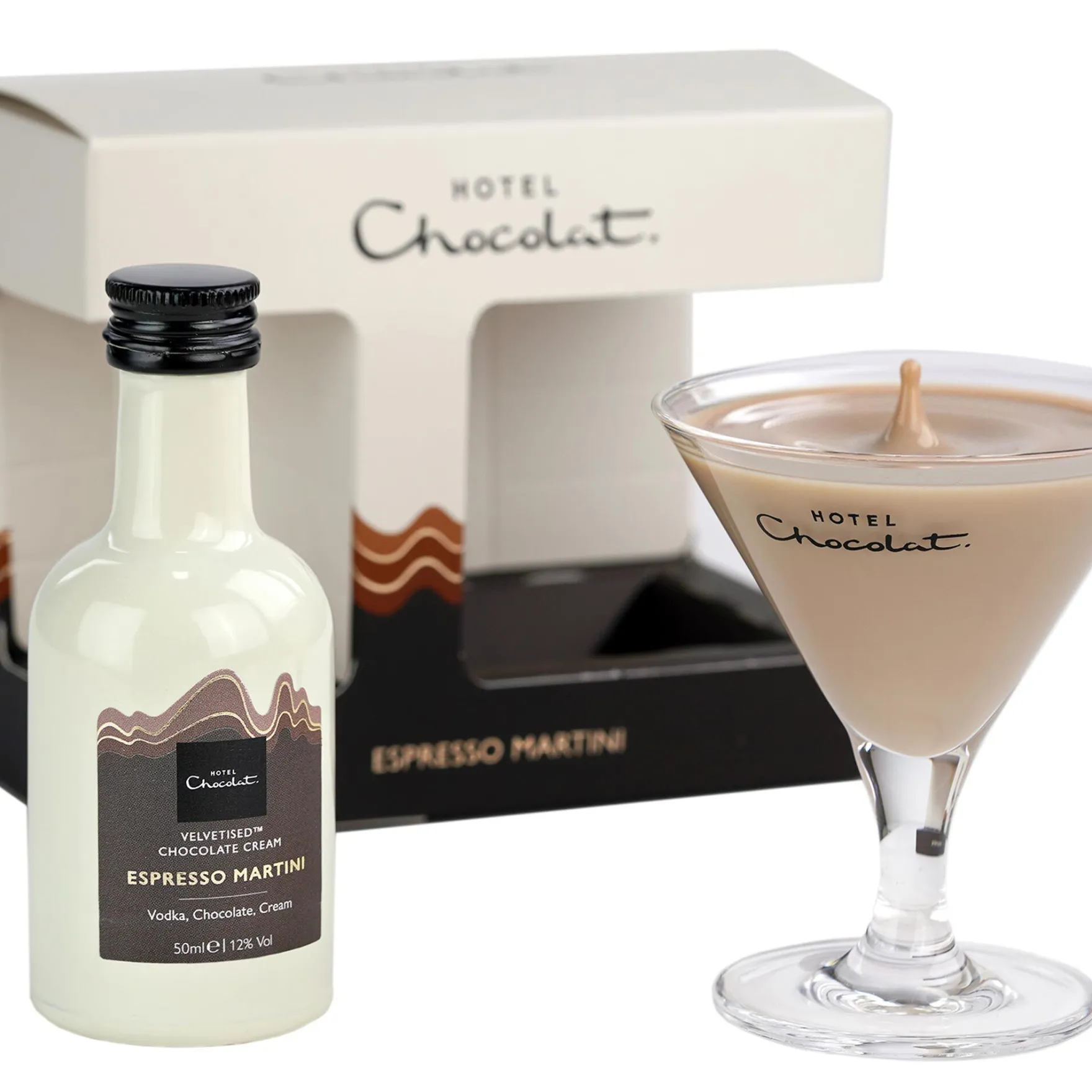 Mini Espresso Martini Velvetised Cream Gift Set<Hotel Chocolat Best