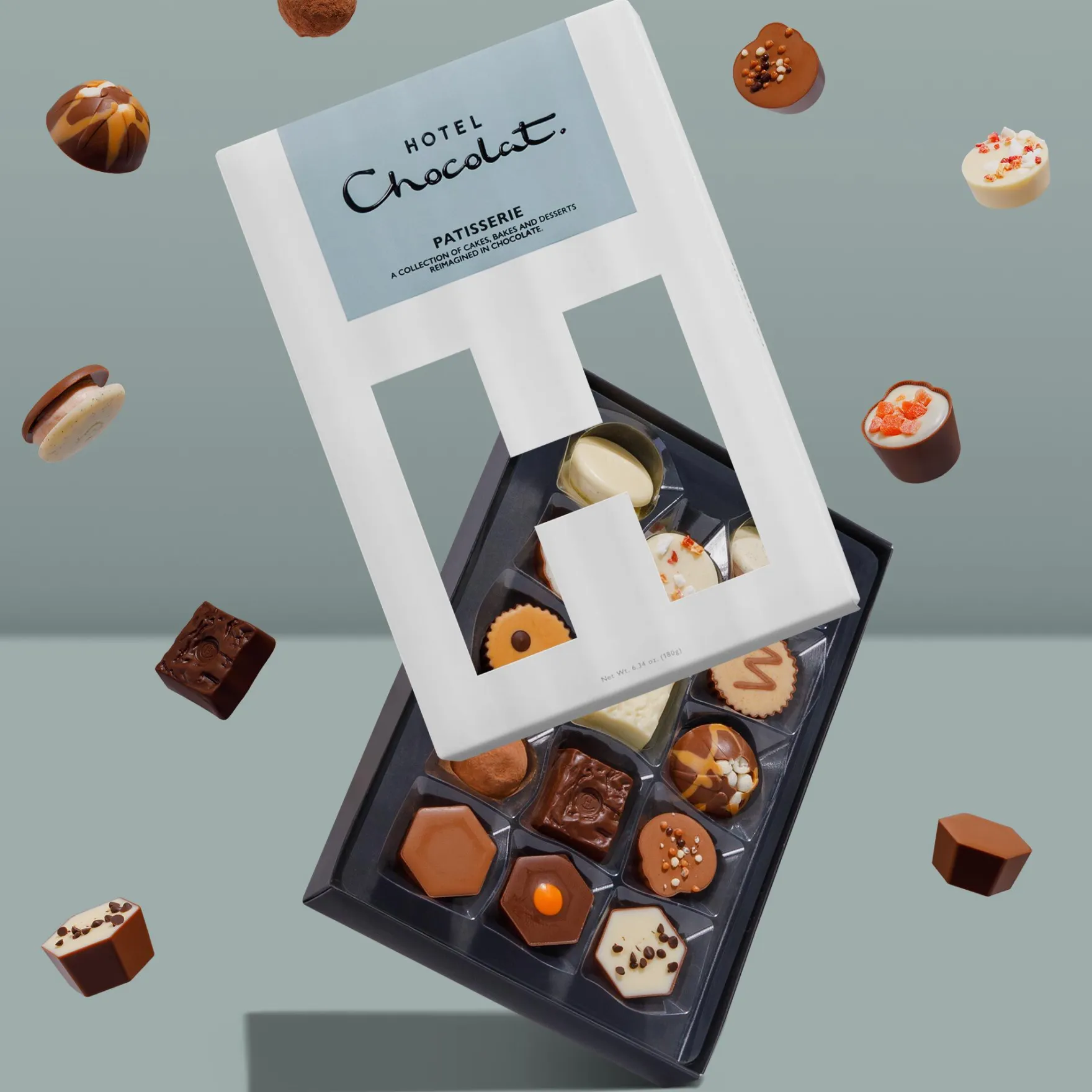 Patisserie H-Box with Happy Birthday Sleeve<Hotel Chocolat New