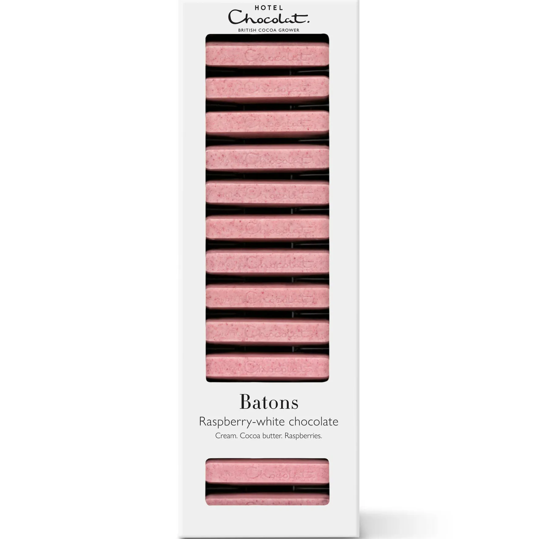 Raspberry-White Chocolate Batons<Hotel Chocolat